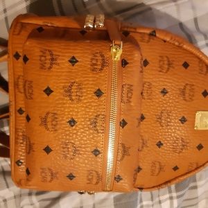 MCM studded backpack